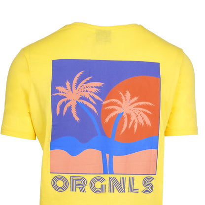 ORIGINALS ROUND NECK T SHIRT | YELLOW