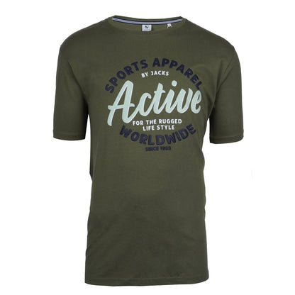 JACK'S-SPORTS APPAREL BY JACK'S-MEN-TEE | OLIVE GREEN