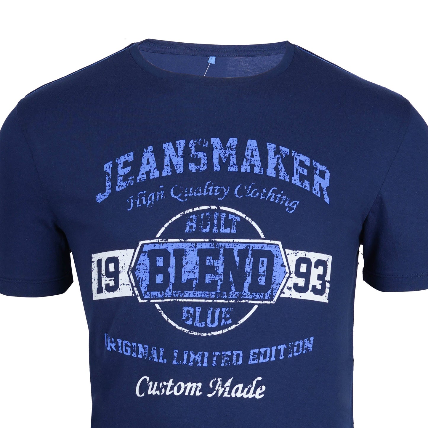 BLEND. CREW NECK-MANS-TEE SHIRT | D.BLUE