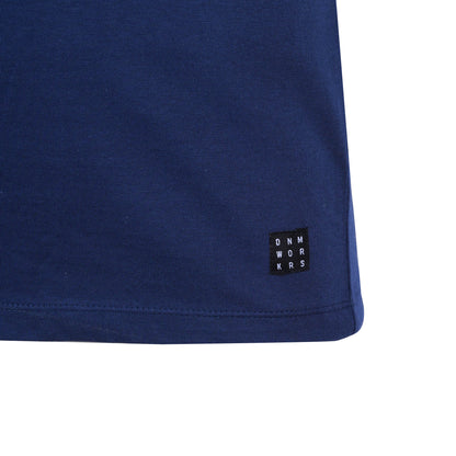 BLEND. CREW NECK-MANS-TEE SHIRT | D.BLUE