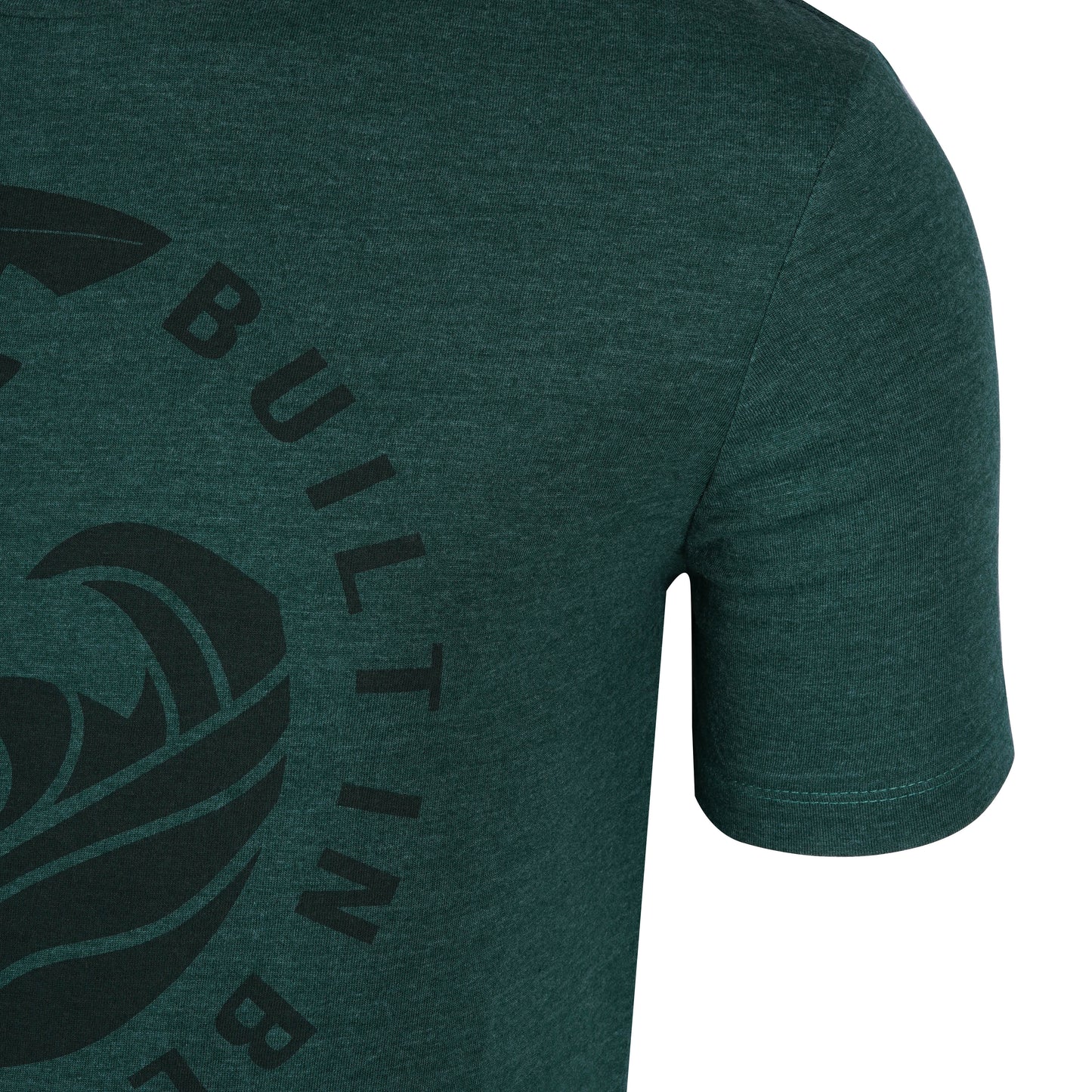 BLEND. CREW NECK-MANS-TEE SHIRT | D.GREEN