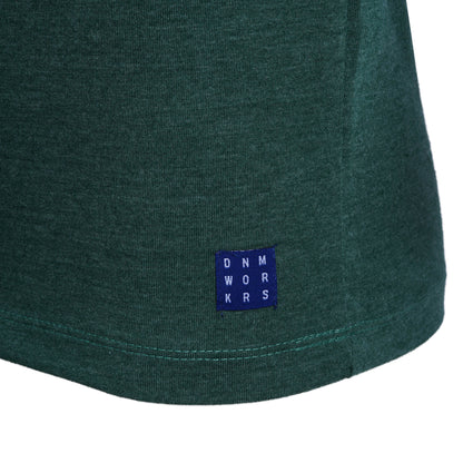 BLEND. CREW NECK-MANS-TEE SHIRT | D.GREEN