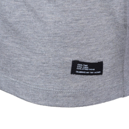 BLEND. CREW NECK-MANS-TEE SHIRT | GREY