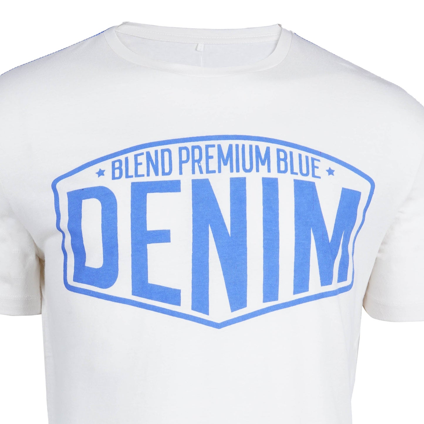 BLEND. CREW NECK-MANS-TEE SHIRT | WHITE