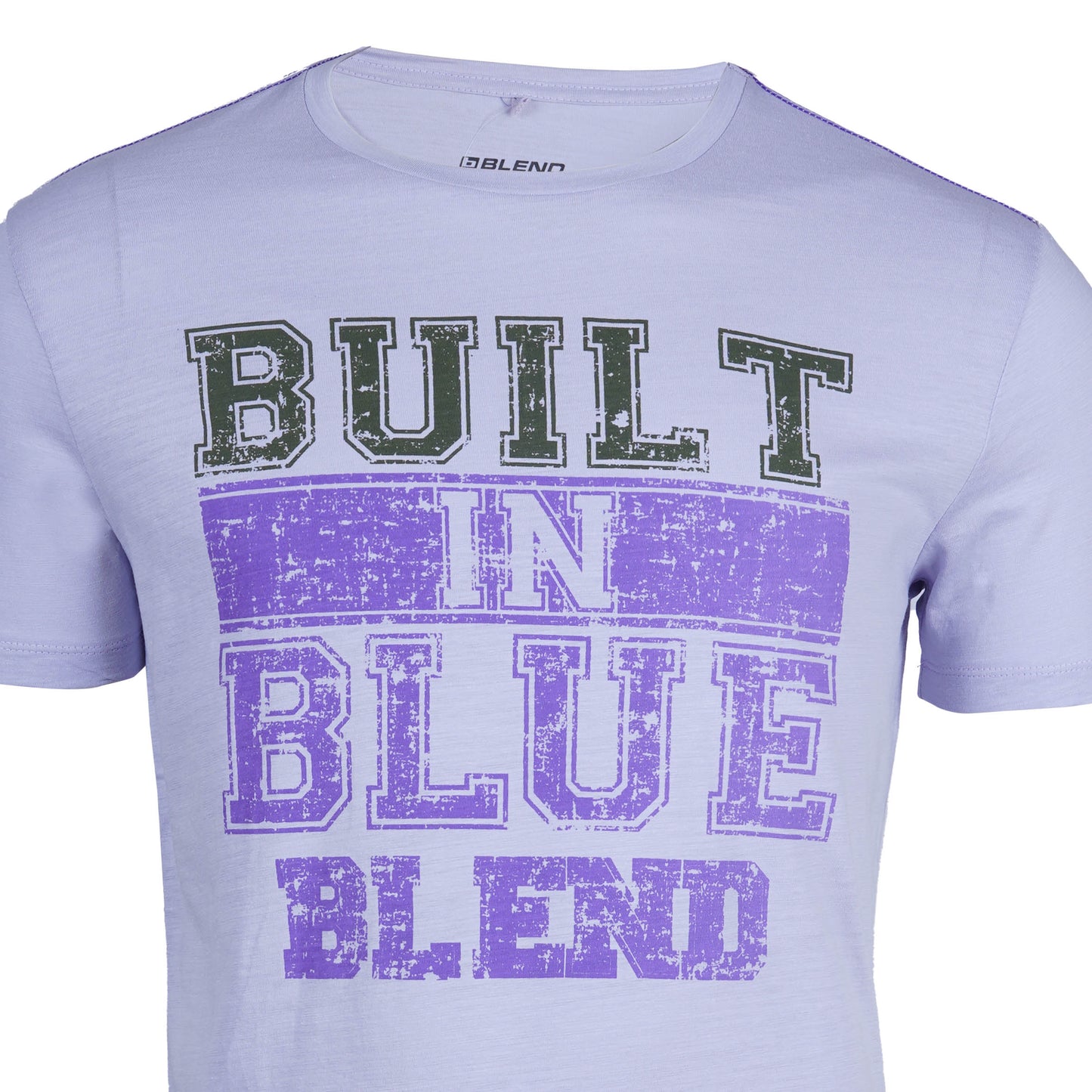 BLEND. CREW NECK-MANS-TEE SHIRT | L.PURPLE