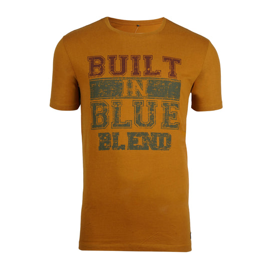 BLEND. CREW NECK-MANS-TEE SHIRT | HONEY