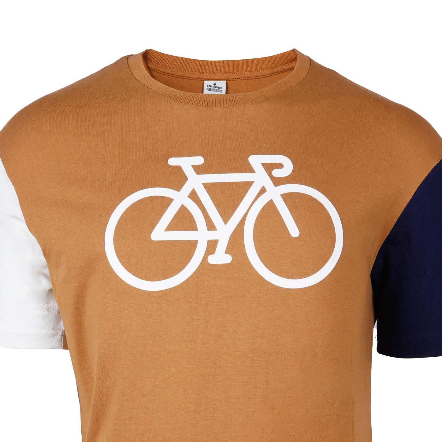 SPRING FIELD.-CLASSIC-CYCLE LOGO-CREW NECK T-SHIRT | GREEN