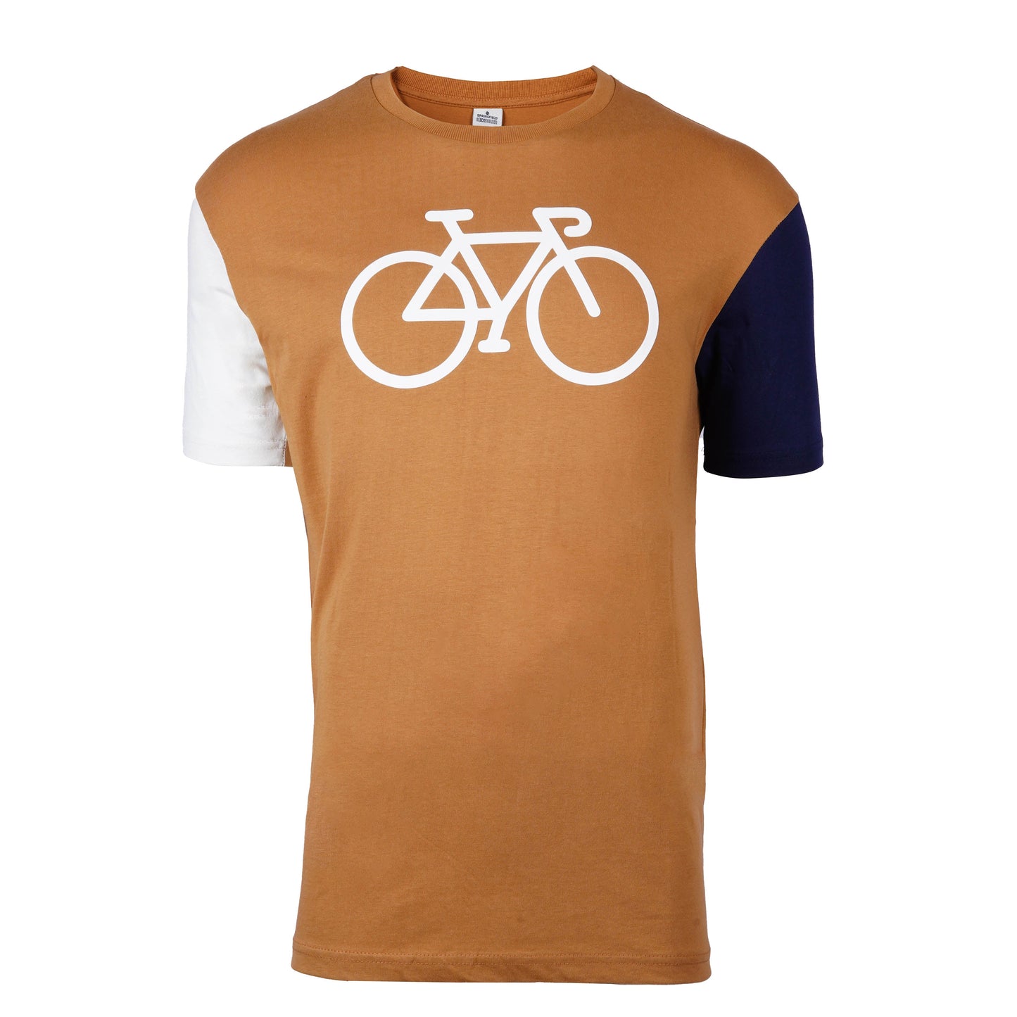 SPRING FIELD.-CLASSIC-CYCLE LOGO-CREW NECK T-SHIRT | GREEN