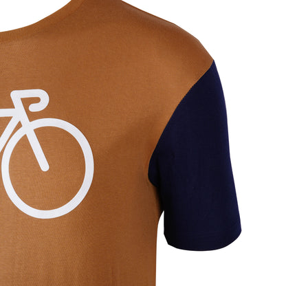 SPRING FIELD.-CLASSIC-CYCLE LOGO-CREW NECK T-SHIRT | GREEN