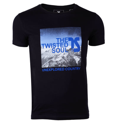 TWISTED SOUL MENS TEE SHIRT | BLACK