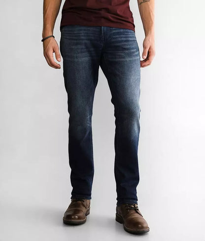 DEPARTWEST.-SEEKER TAPER STRETCH-JEANS-MENS | DARK BLUE