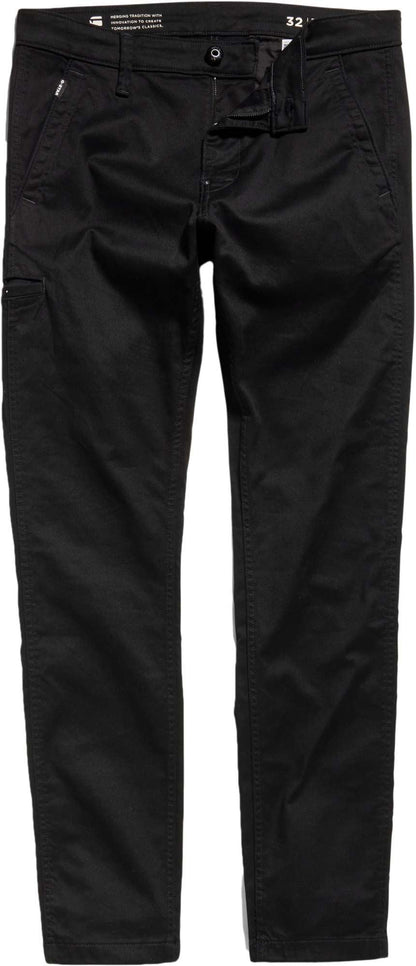 G-S.T.A.R R.A.W MENS SKINNY CHINO | BLACK