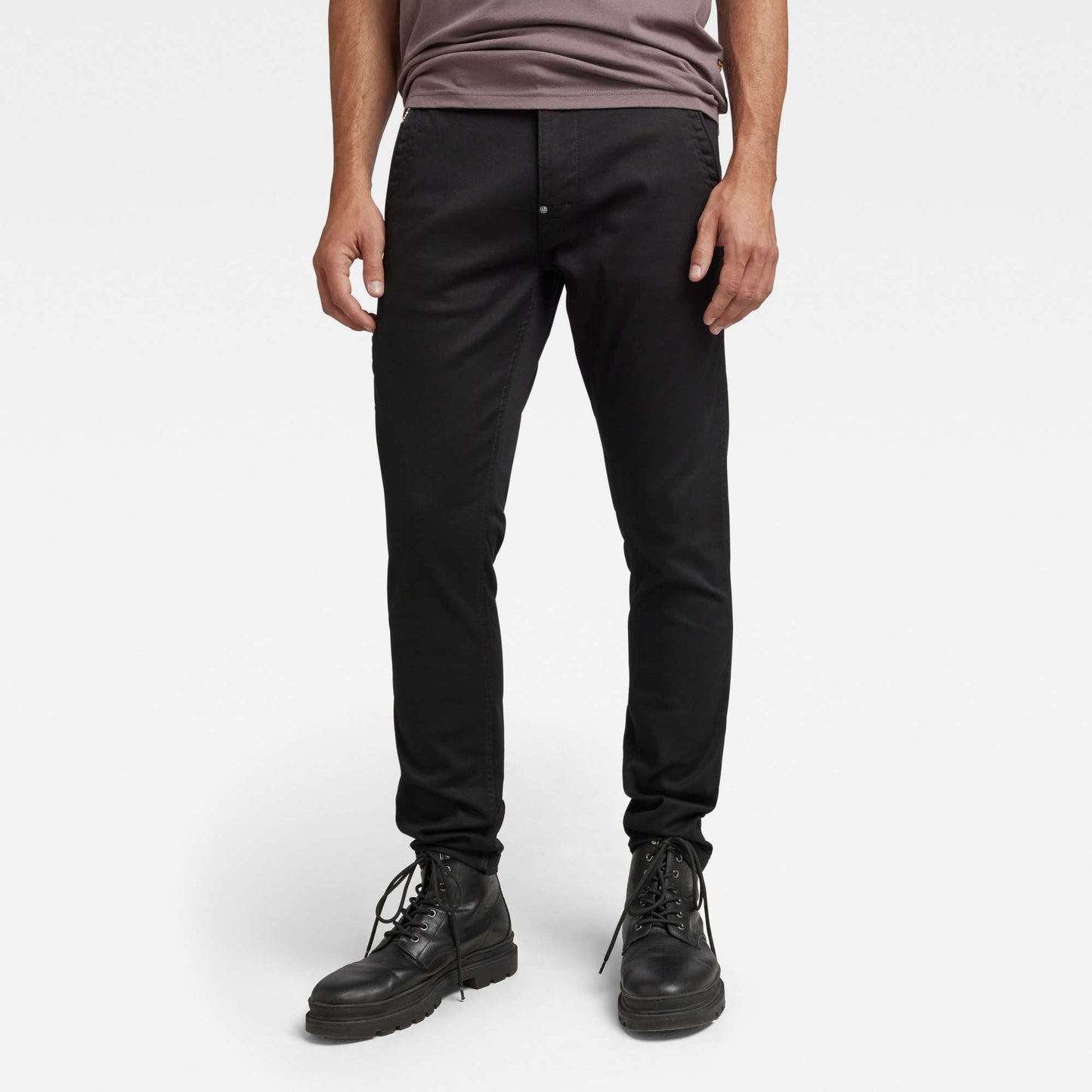 G-S.T.A.R R.A.W MENS SKINNY CHINO | BLACK