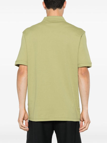 HUGO BOSS PADDY OPEN POLO SHIRT | GREEN