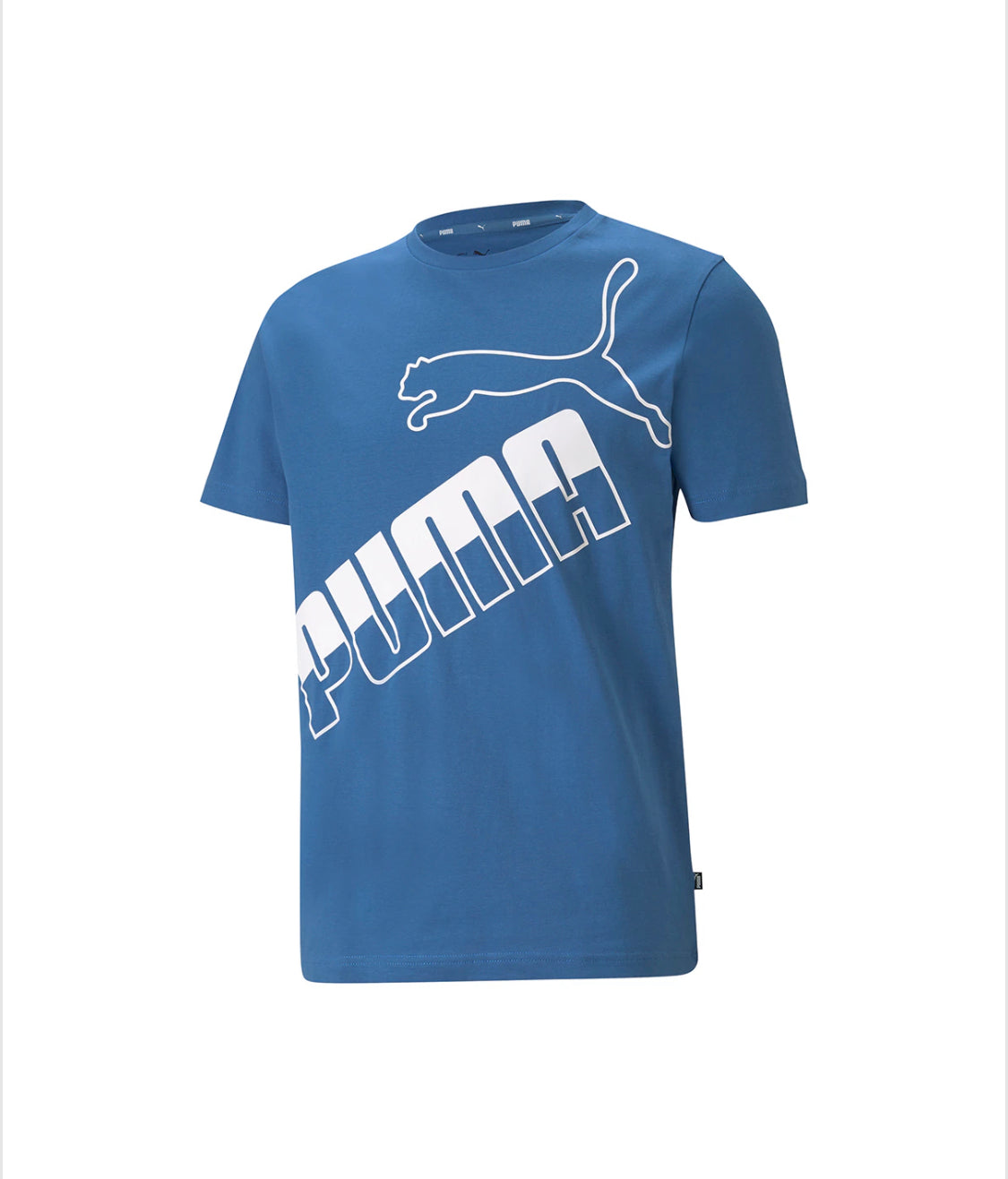 PUMA LOGO MEN REGULAR FIT T-SHIRT | SKY BLUE