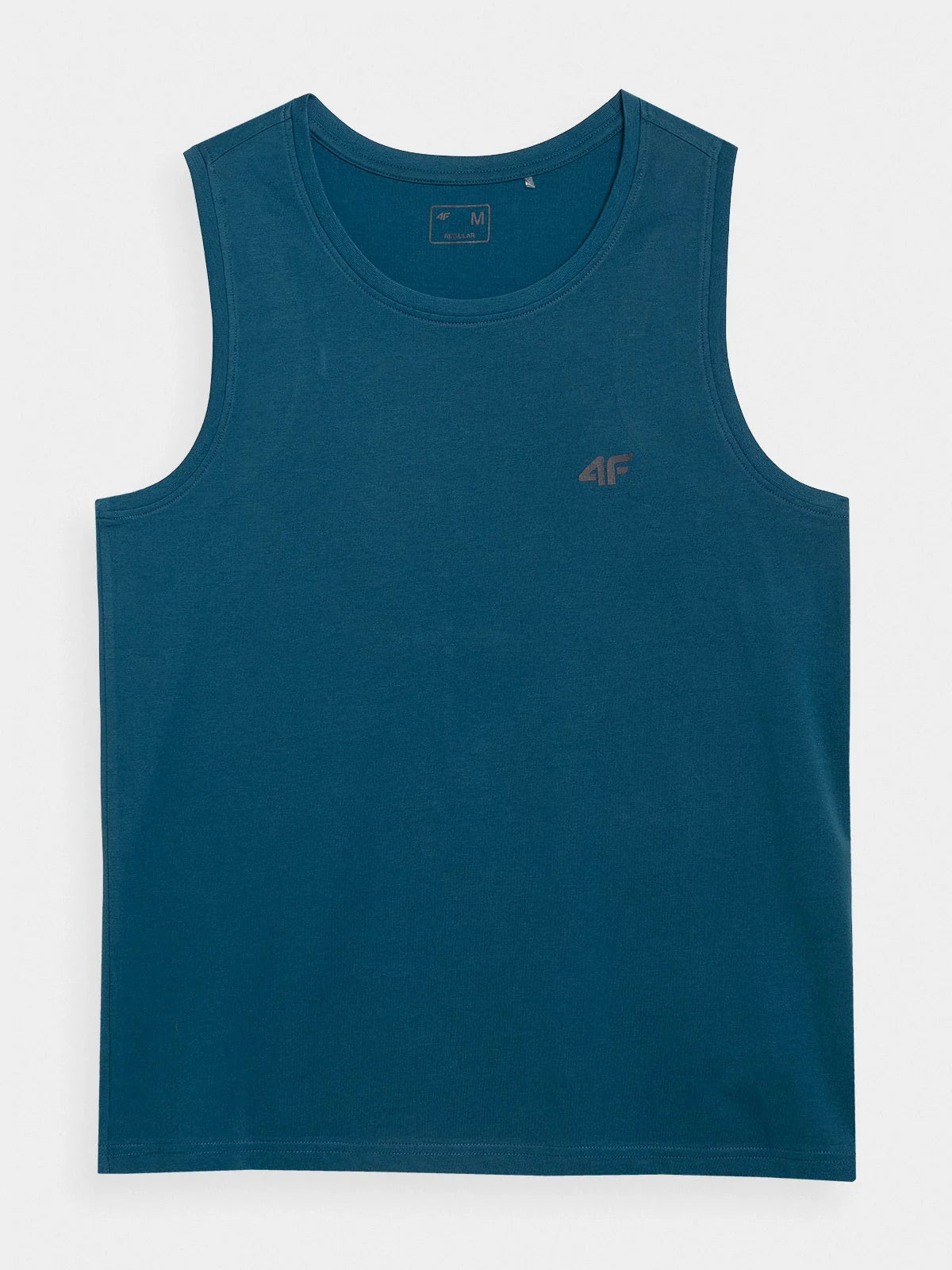 4F MEN'S SANDO REGULAR TANK TOP WITH PRINT | YALE BLUE