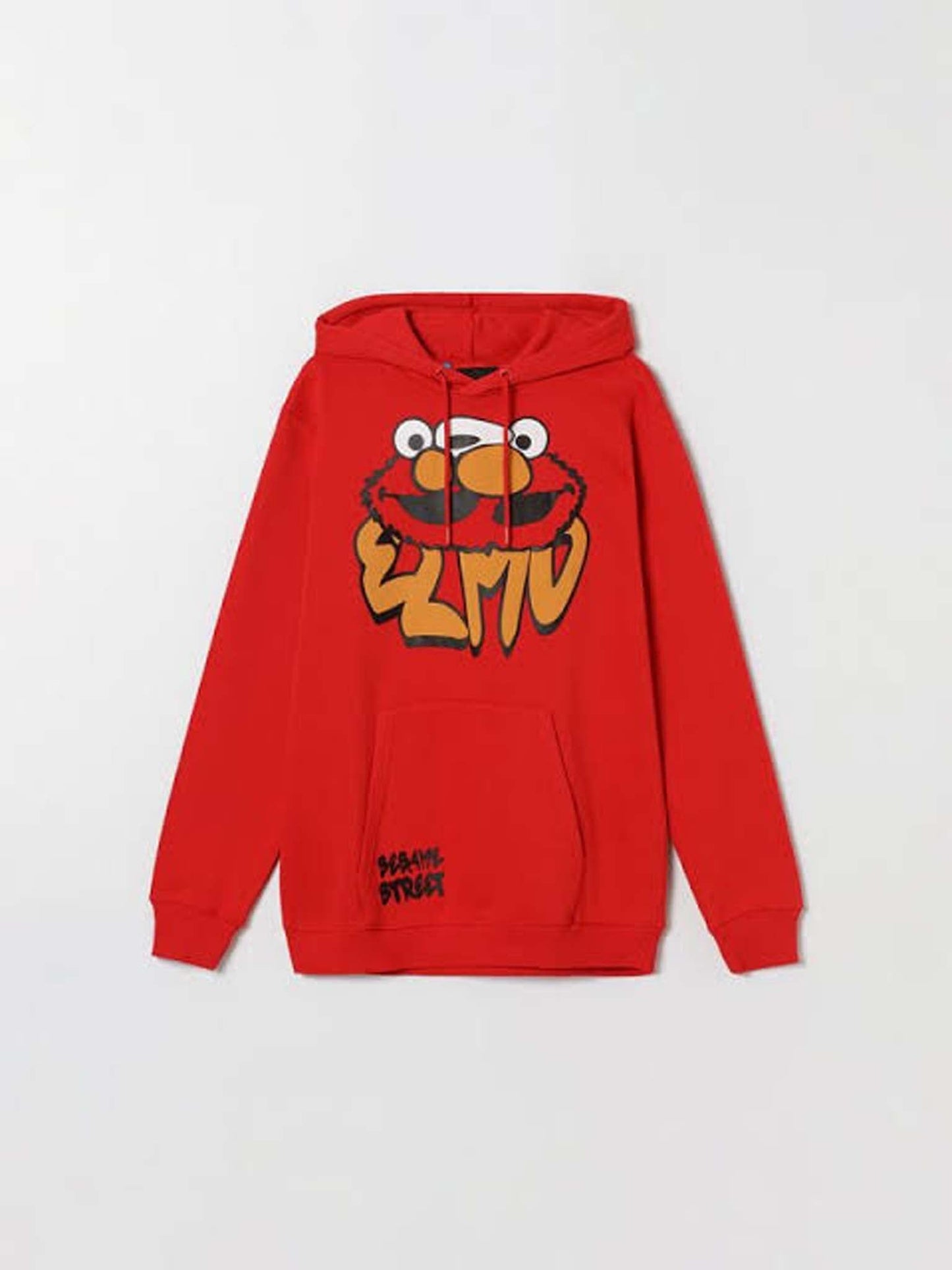 LEFTIES HOODIE WITH AN ELMO FROM SESAME STREET | RED