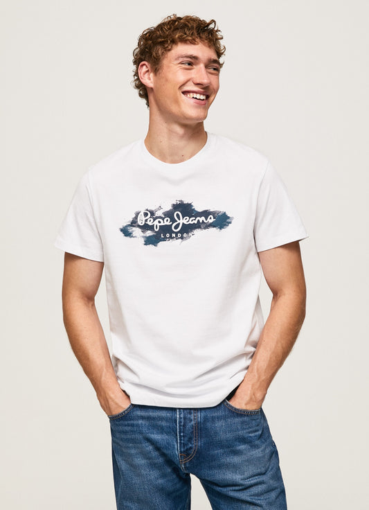 PEPE JEANS LONDON OLDWIVE REGULAR FIT T-SHIRT | WHITE