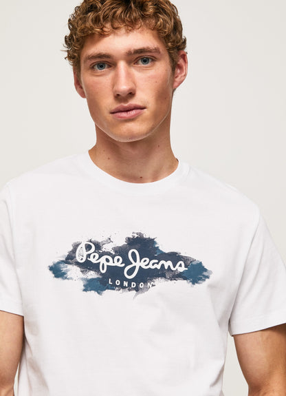 PEPE JEANS LONDON OLDWIVE REGULAR FIT T-SHIRT | WHITE