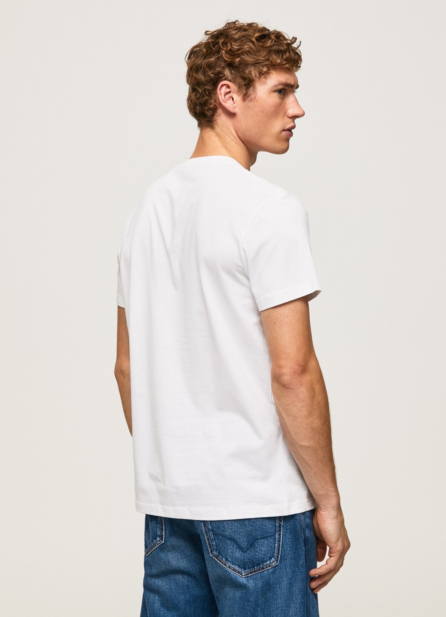 PEPE JEANS LONDON OLDWIVE REGULAR FIT T-SHIRT | WHITE