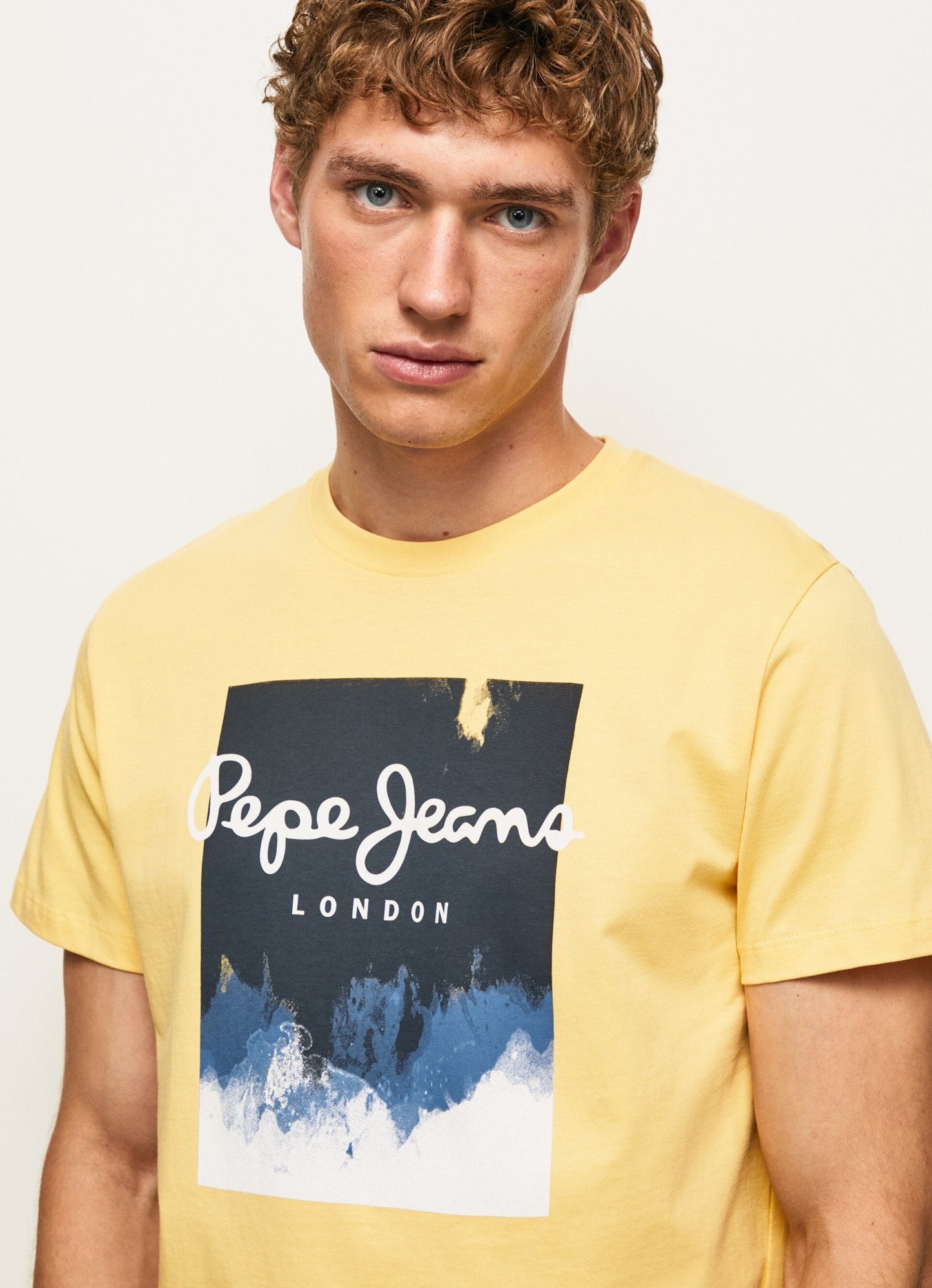 PEPE JEANS LONDON-PREMIUM T-SHIRT | YELLOW