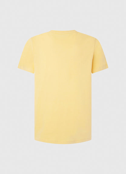 PEPE JEANS LONDON-PREMIUM T-SHIRT | YELLOW