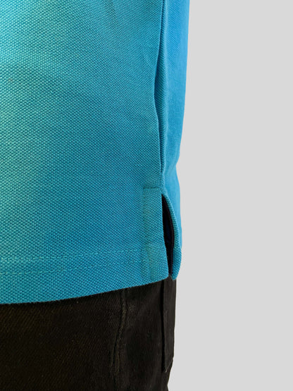 JULES. TODAYSOUTFIT-RIBBED-REGULAR FIT POLO SHIRT | BLUE