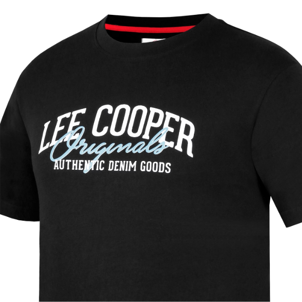 LEE COOPER. PREMIUM T-SHIRT REGULAR FIT UNISEX | BLACK