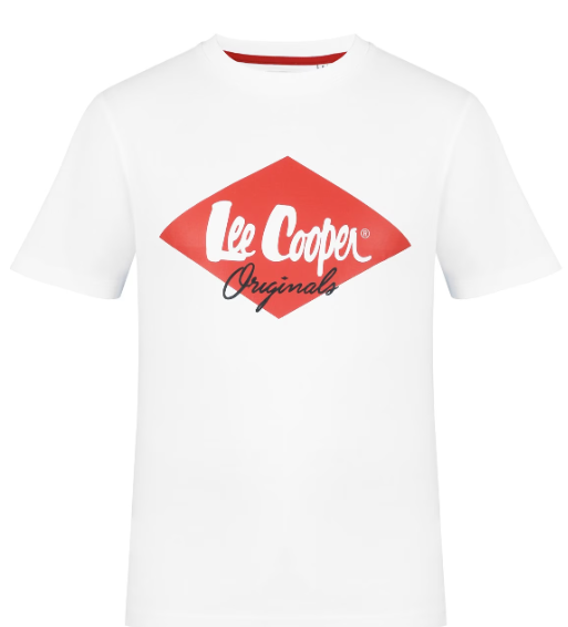 LEE COOPER. PREMIUM T-SHIRT REGULAR FIT UNISEX | WHITE