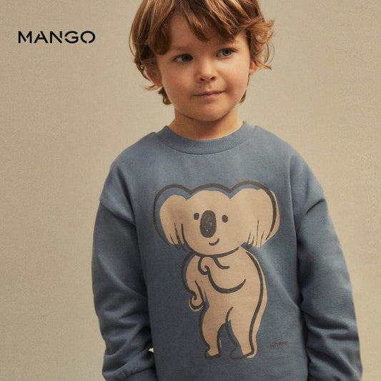 M.A.N.G.O- OCEAN BLUE KOALA PRINTED SWEATSHIRT | KIDS