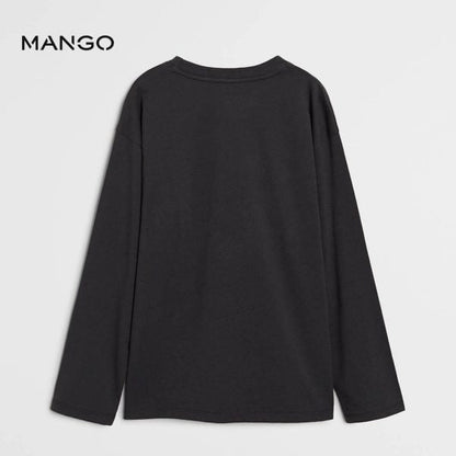 MANGO BLACK FULL SLEEVES T-SHIRT BOYS