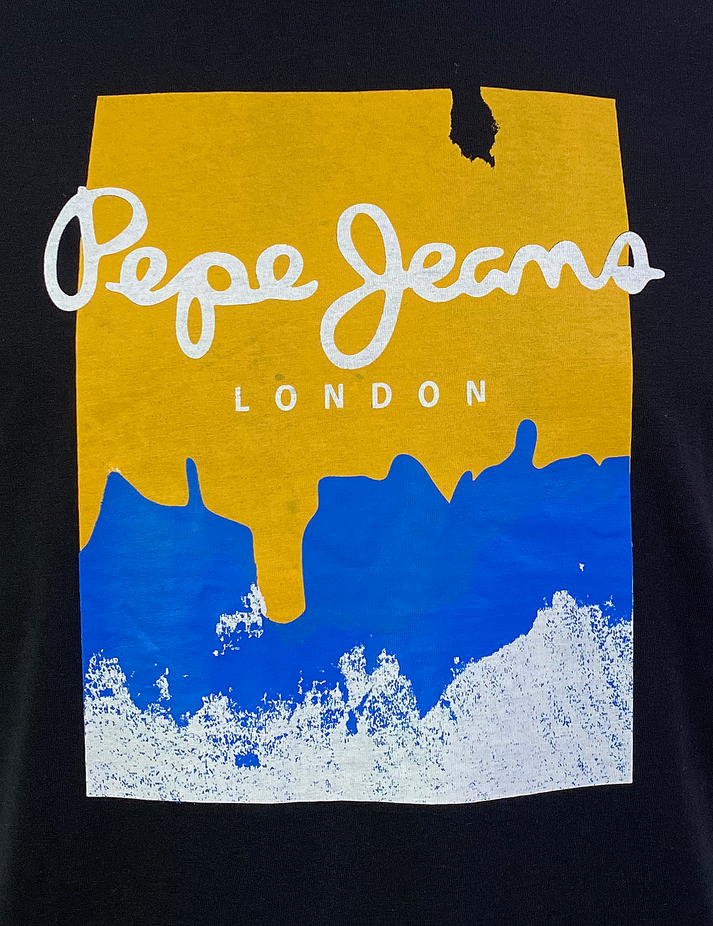 PEPE JEANS. LONDON-PREMIUM T-SHIRT | BLACK