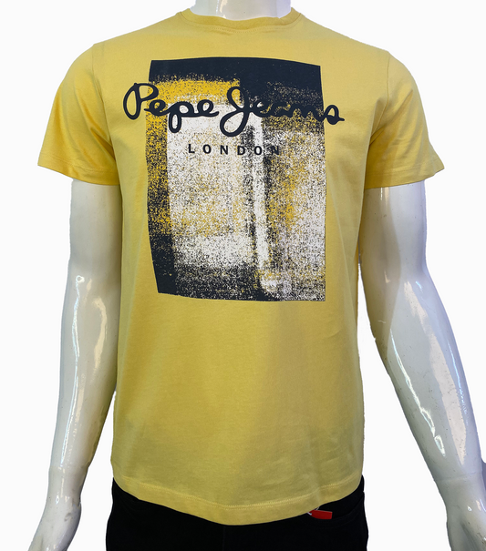 PEPE JEANS LONDON-PREMIUM T-SHIRT  | YELLOW