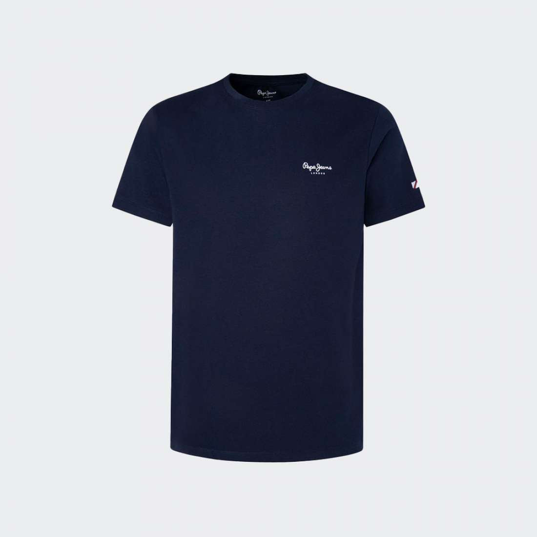 PEPE JEANS PLAIN SLIM FIT TEE SHIRT | DK BLUE