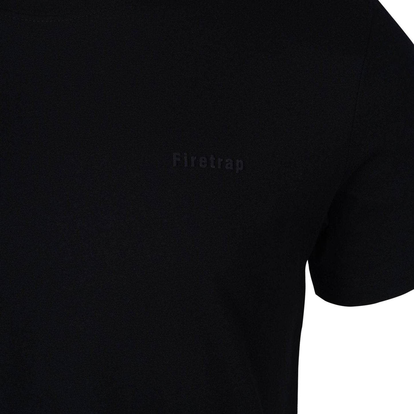 FIRETRAP SHORT SLEEVE TEE SHIRT | BLACK