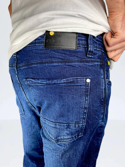 PAD & PEN -REGULAR FIT-JEANS-MENS | DENIM BLUE