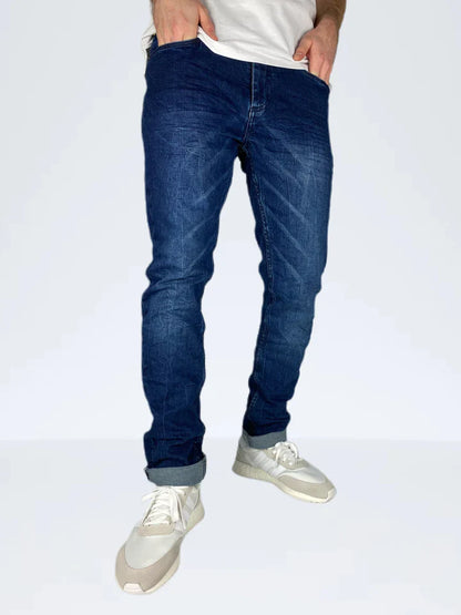 PAD & PEN -REGULAR FIT-JEANS-MENS | DENIM BLUE