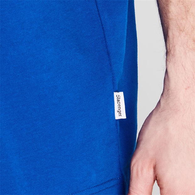 SLAZENGER.- Men's Polo Tipped Shirt | ROYAL BLUE