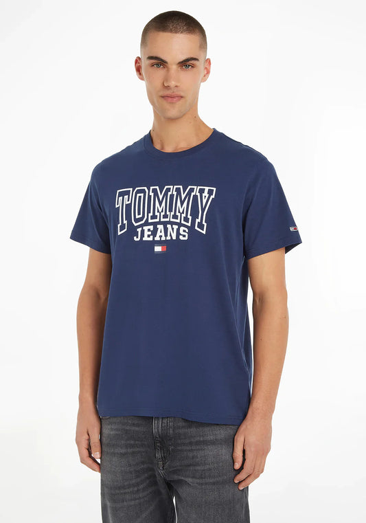 TOMMY JEANS ENTRY GRAPHIC TEE SHIRT | NAVY