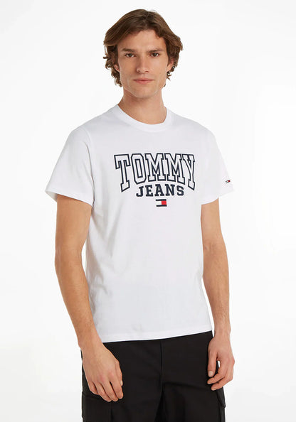 TOMMY JEANS ENTRY GRAPHIC TEE SHIRT | WHITE