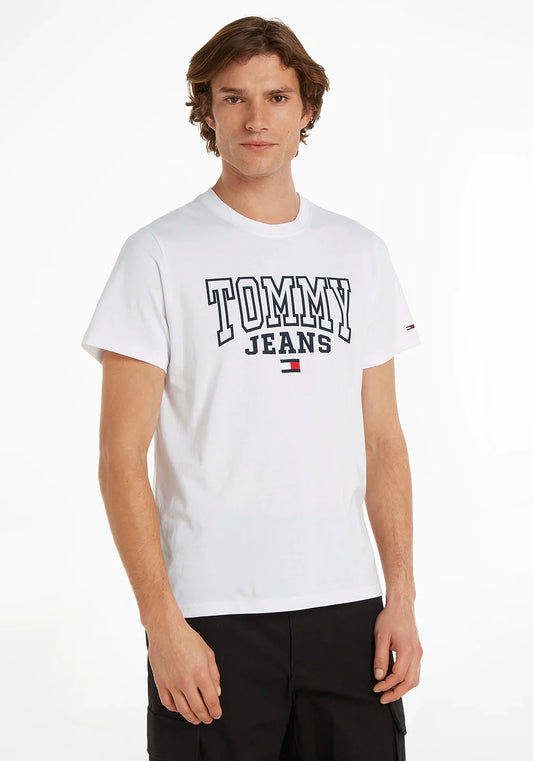 TOMMY JEANS ENTRY GRAPHIC TEE SHIRT | WHITE