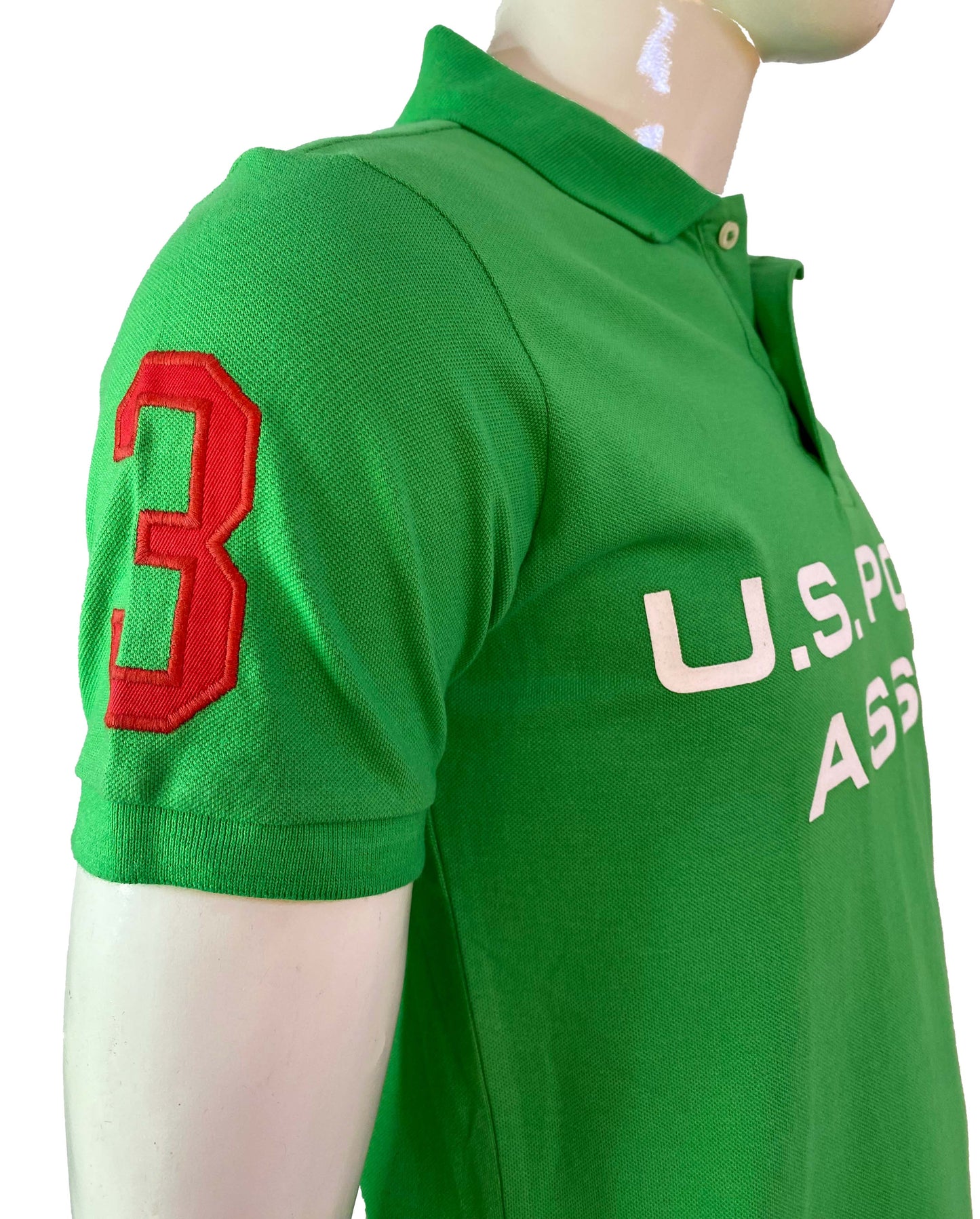 U.S POLO ASSN. PIQUE PRINTED GRAPHIC POLO-MENS | GREEN