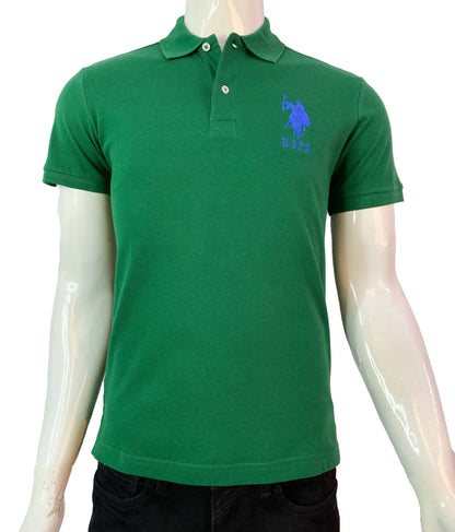 U.S POLO ASSN. PIQUE PRINTED GRAPHIC POLO-MENS | GREEN