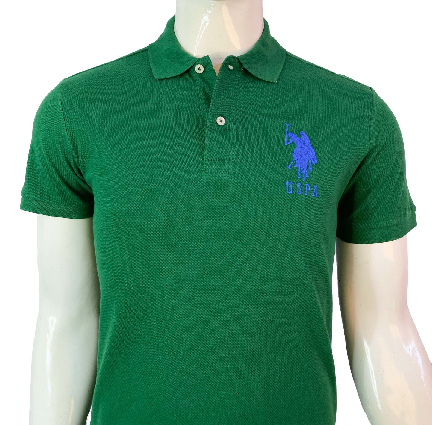 U.S POLO ASSN. PIQUE PRINTED GRAPHIC POLO-MENS | GREEN