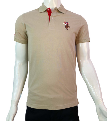 U.S POLO ASSN. PIQUE PRINTED GRAPHIC POLO-MENS | SKIN