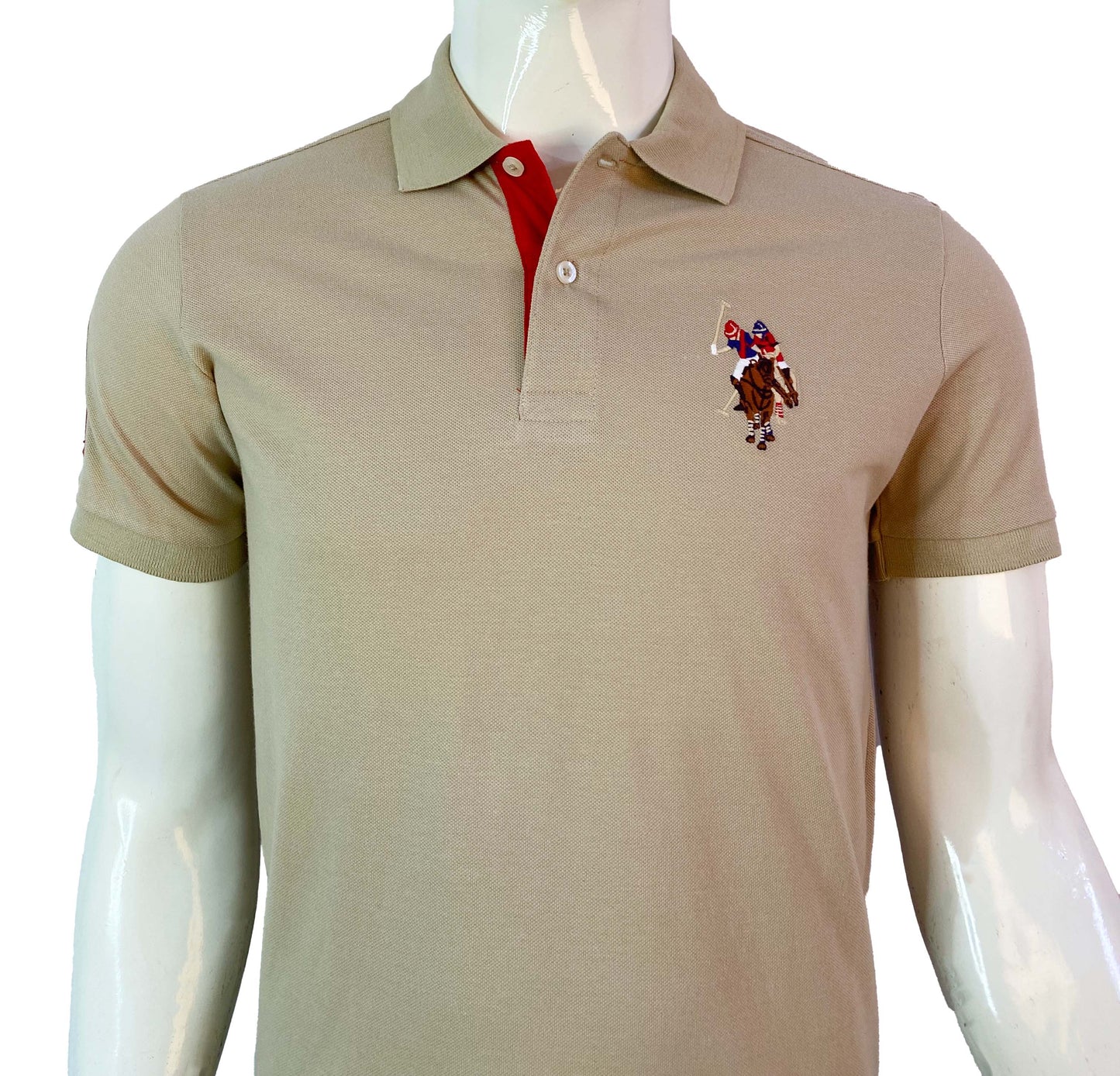 U.S POLO ASSN. PIQUE PRINTED GRAPHIC POLO-MENS | SKIN