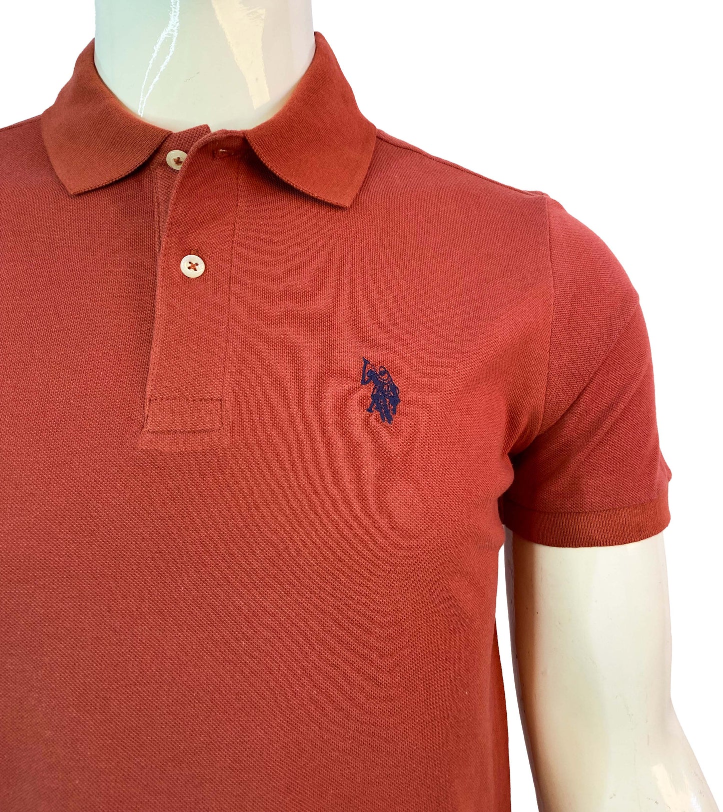 US POLO ASSN. GOLF PRO FIT SHORT SLEEVE POLO SHIRT | FOREST NIGHT