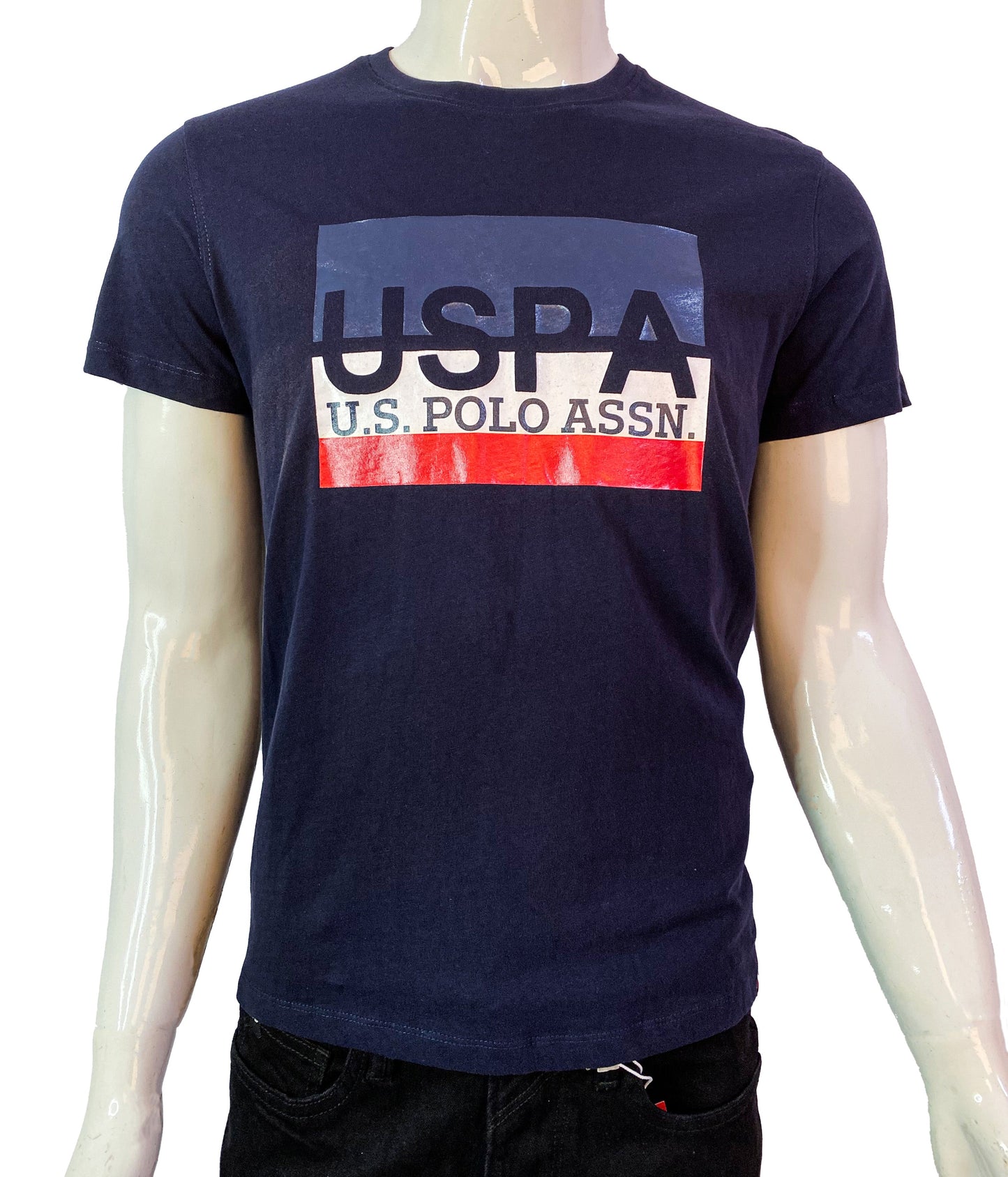 U.S. POLO ASSN. CLASSIC PRINT T-SHIRT | NAVY BLUE