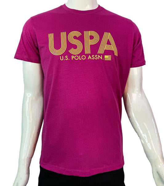 U.S. POLO ASSN. GRAPHIC PRINT-CLASSIC T-SHIRT | PINK RUBY