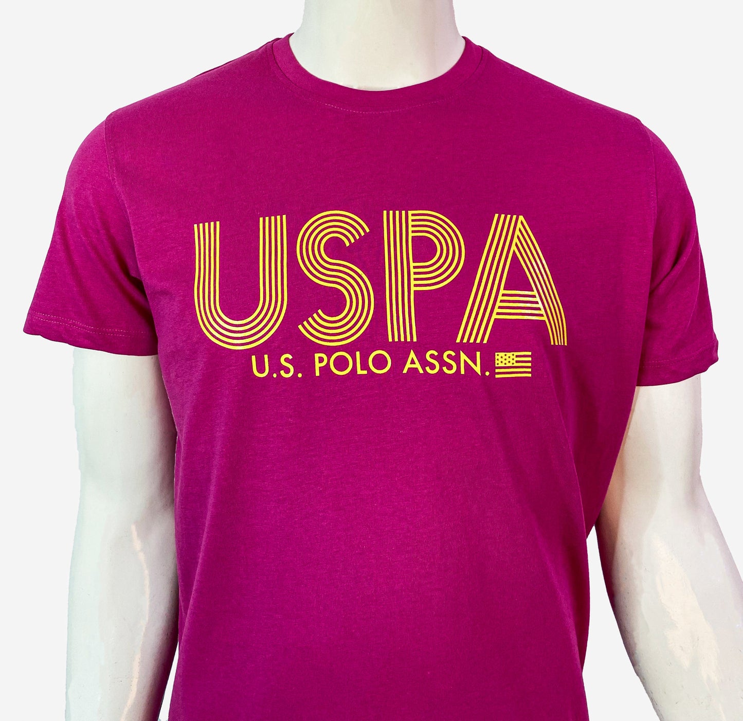 U.S. POLO ASSN. GRAPHIC PRINT-CLASSIC T-SHIRT | PINK RUBY